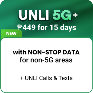 UNLI 5G+ w/ NON-STOP DATA 449